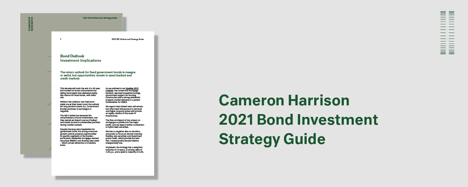2021 Cameron Harrison Bond Investment Strategy Guide