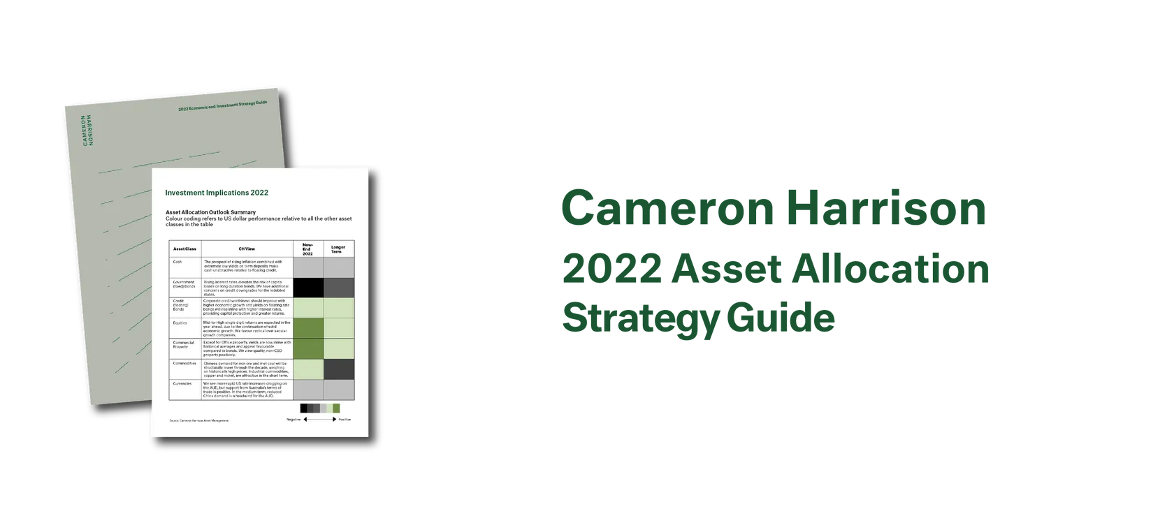 Cameron Harrison 2022 Asset Allocation Strategy Guide